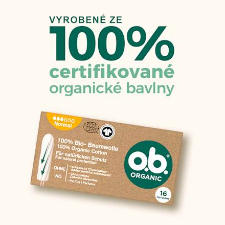 Organic tampony Normal o.b.