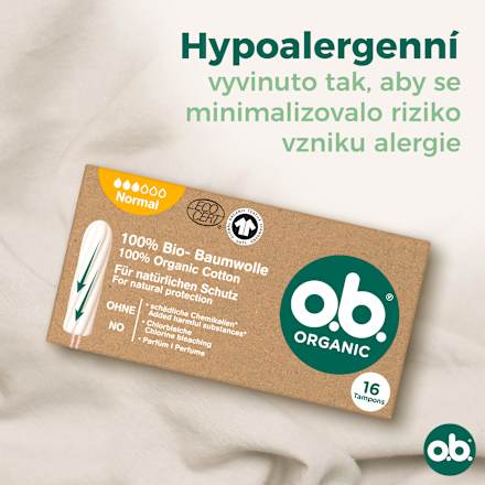 Organic tampony Normal o.b.
