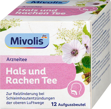 Arzneitee, Hals & Rachen Tee (12 Beutel) Mivolis