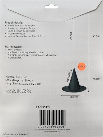 Hexenhüte zum Aufhängen Dekorieren & Einrichten