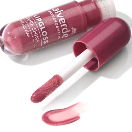 Lipgloss Pure Shine 40 Glossy Berry alverde NATURKOSMETIK