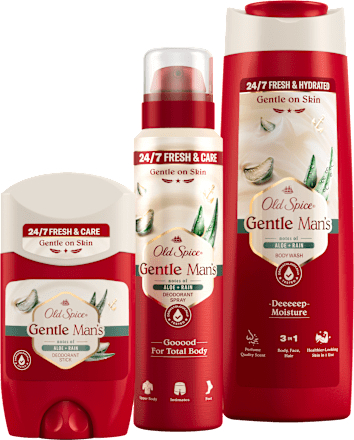 Pánsky dezodorant v spreji Gentle Man's Aloe + Rain Old Spice