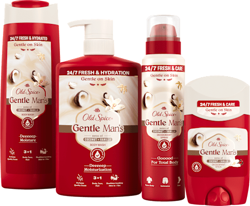 Pánsky tuhý dezodorant Gentle Man's Coconut + Vanilla Old Spice