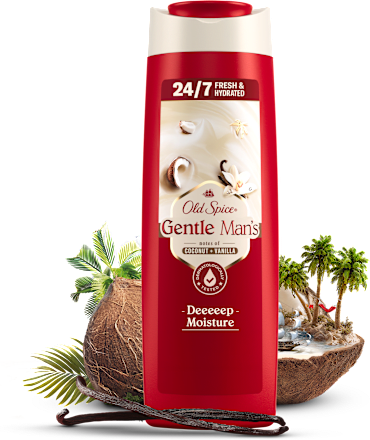 Sprchovací gél Gentle Man's Coconut + Vanilla 3v1 Old Spice
