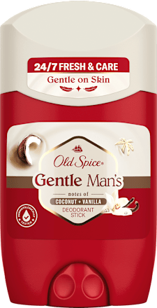 Pánsky tuhý dezodorant Gentle Man's Coconut + Vanilla Old Spice