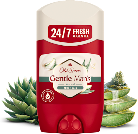 Pánsky tuhý dezodorant Gentle Man's Aloe + Rain Old Spice