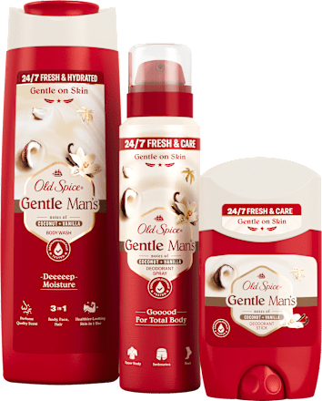 Sprchovací gél Gentle Man's Coconut + Vanilla 3v1 Old Spice