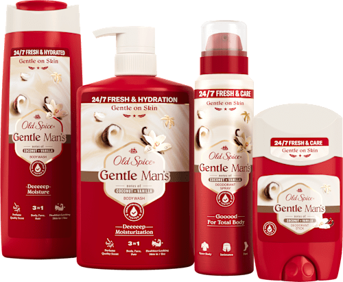 Sprchovací gél Gentle Man's Coconut + Vanilla 3v1 Old Spice