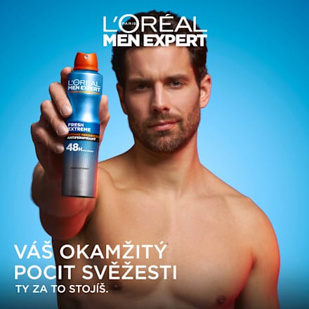 antiperspirant sprej Fresh Extreme L'ORÉAL PARiS MEN EXPERT
