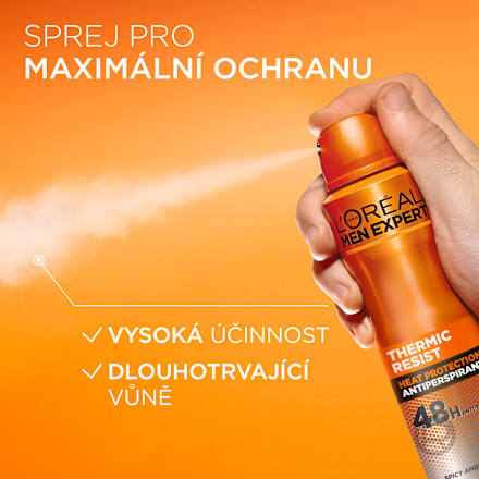antiperspirant sprej Thermic Resist L'ORÉAL PARiS MEN EXPERT