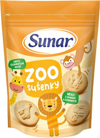 sušenky ZOO Sunar