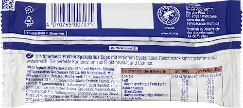 Protein Spekulatius Butter Cups Sportness