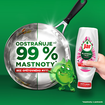 Platinum Plus prostředek na mytí nádobí Raspberry Jar