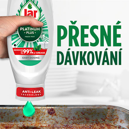 Platinum Plus prostředek na mytí nádobí Fresh Mint Jar
