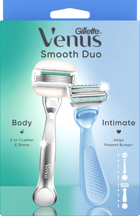 Rasierer Set, Smooth Duo Body & Intimate Gillette Venus