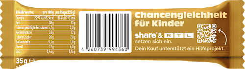 Nussriegel mit Karamell & Meersalz share