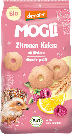 Kinderkekse Zitrone mit Himbeere MOGLi