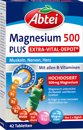 Magnesium 500 Plus Vital Depot Tabletten 42 St Abtei