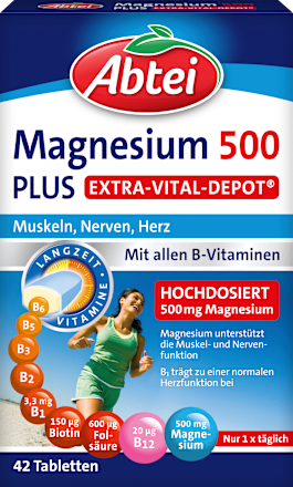 Magnesium 500 Plus Vital Depot Tabletten 42 St Abtei