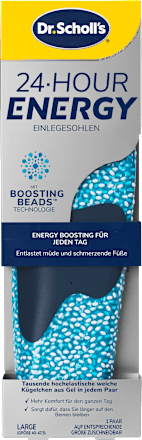 Einlegesohlen 24 hour energy Gr. 40 - 47,5 (1 Paar) Scholl