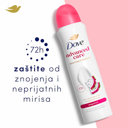 advanced CARE go fresh antiperspirant u spreju Dragon Fruit & Coconut Dove