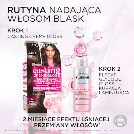 Farba do włosów Gloss 1021 Jasny perłowy blond L'ORÉAL PARiS casting CRÈME GLOSS
