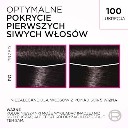 Farba do włosów 100 Lukrecja L'ORÉAL PARiS casting CRÈME GLOSS