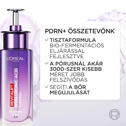 Feltöltő arcszérum hialuronsavval + PDRN L'ORÉAL PARiS REVITALIFT