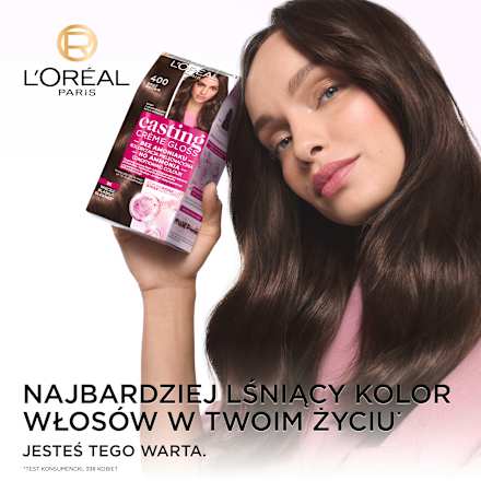 Farba do włosów 400 Brąz L'ORÉAL PARiS casting CRÈME GLOSS