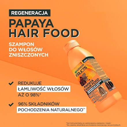 Szampon regenerujący Papaya Hair Food GARNIER FRUCTIS
