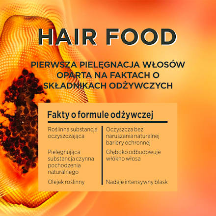 Szampon regenerujący Papaya Hair Food GARNIER FRUCTIS