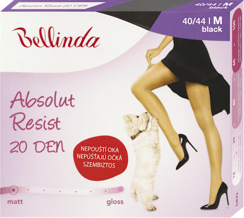 punčochové kalhoty Absolut Resist velikost 40/44 black Bellinda