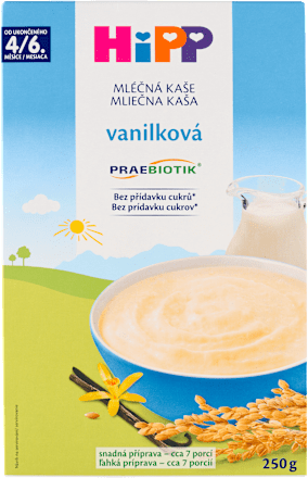 mléčná kaše PRAEBIOTIK vanilková HiPP