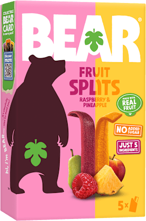 ovocné tyčinky Malina a ananas 5x20 g Bear