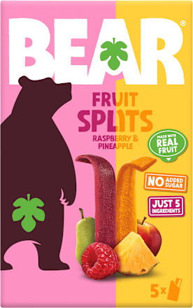 ovocné tyčinky Malina a ananas 5x20 g Bear