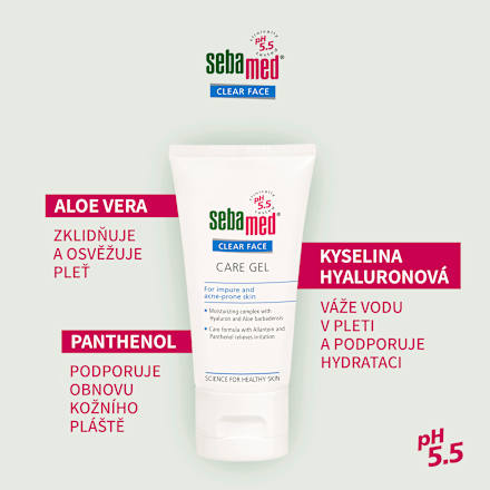 Clearface pečující gel sebamed