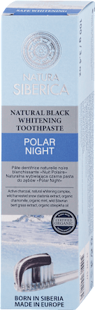 Zubná pasta s aktívnym uhlím Polar Night NATURA SIBERICA