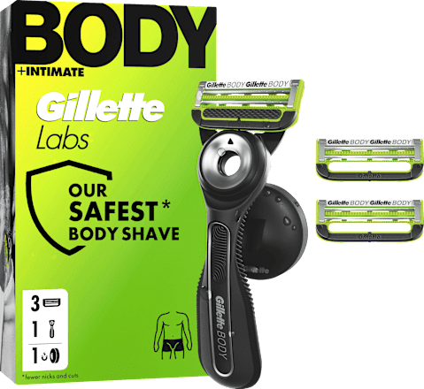 Rasierer, Labs Body & Intimate Vorteilspack Gillette