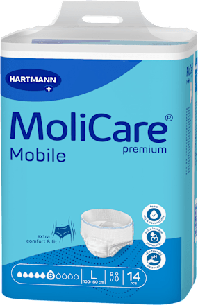 Mobilne neprepustne hlačke Premium Mobile 6, velikost L HARTMANN MoliCare