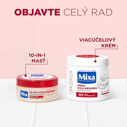 Regeneračná masť Mixa 10v1 Cica Repair+ Mixa