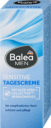 Denný pleťový krém Sensitive Balea MEN