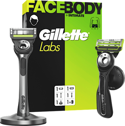Rasierer Set, Labs Face & Body Intimate Duo Gillette