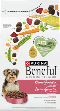 Trockenfutter Hund 100 % Complete & Balanced kleine Genießer mit Rind und Gartengemüse Purina Beneful