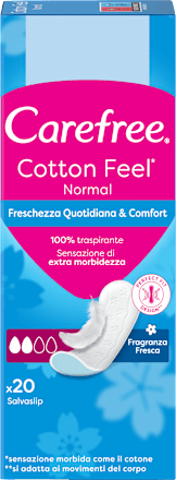 Salvaslip Cotton Feel Normal Fresca Fragranza Carefree