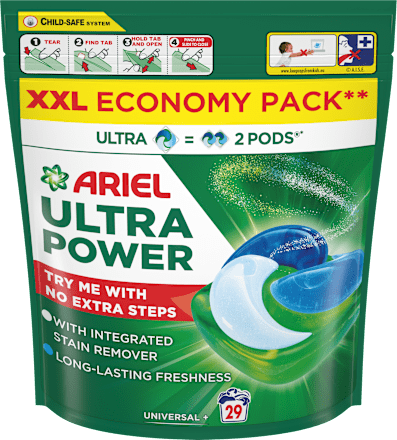 prací kapsle Ultra Power Universal+ Ariel