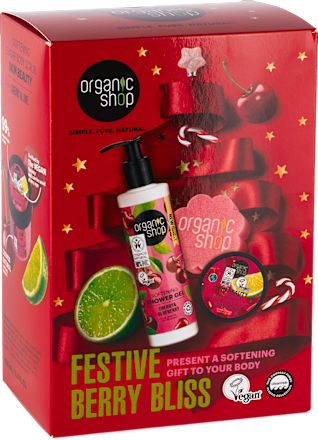 Darčekové balenie Festive Berry Bliss organic shop