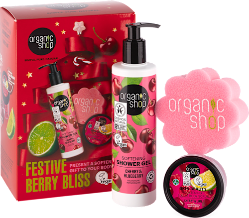 Darčekové balenie Festive Berry Bliss organic shop