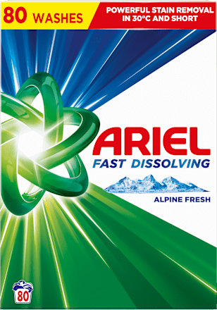 prací prášek Alpine Fresh Ariel