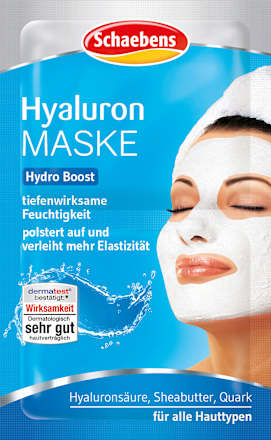 Gesichtsmaske Hyaluron Schaebens