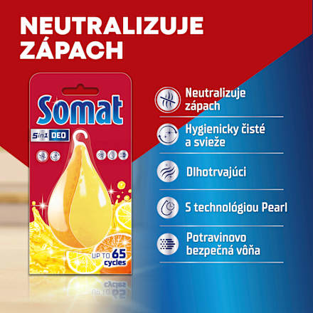 Osviežovač do umývačky riadu Deo Perls Lemon Somat